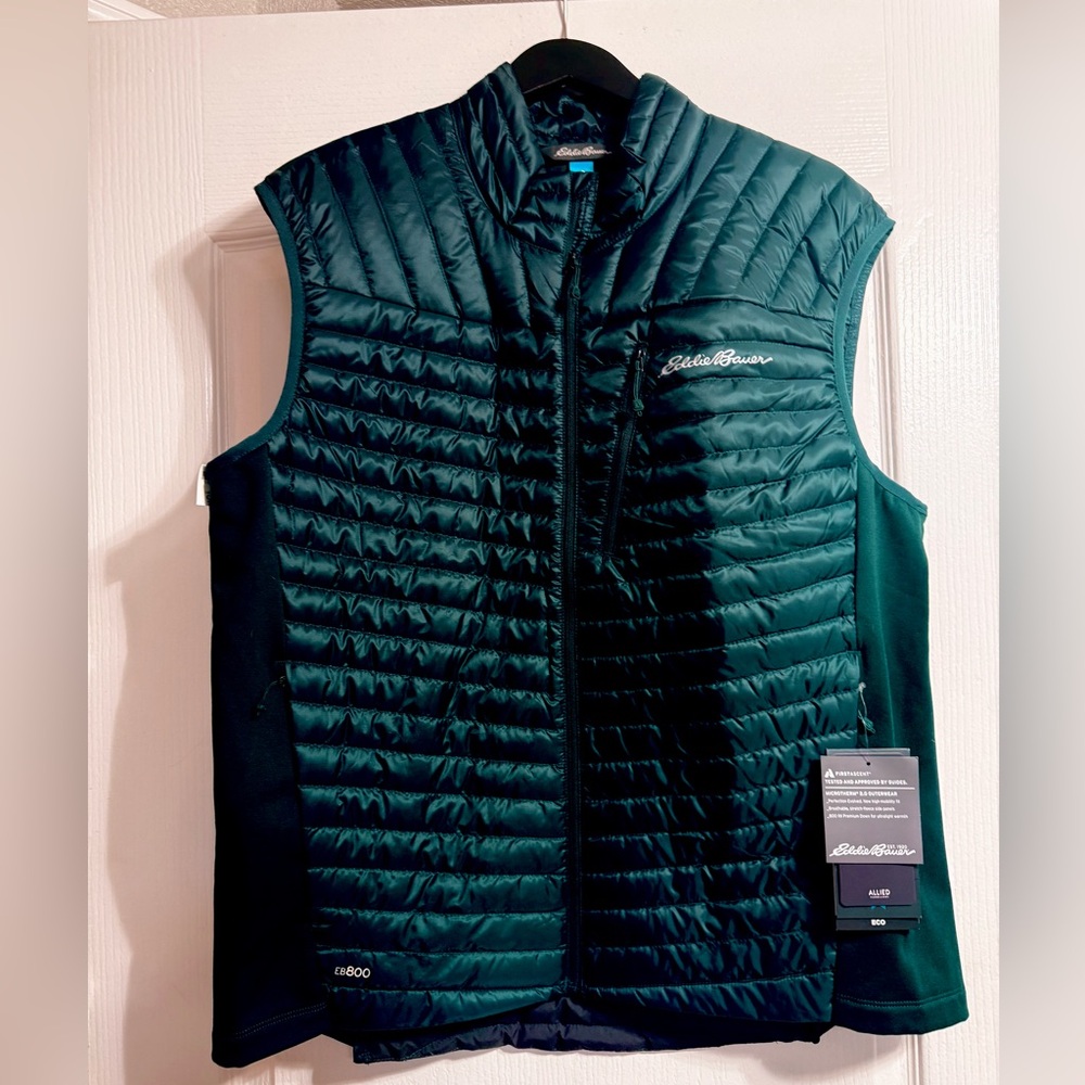 Eddie Bauer Dark Teal Quilted Vest
